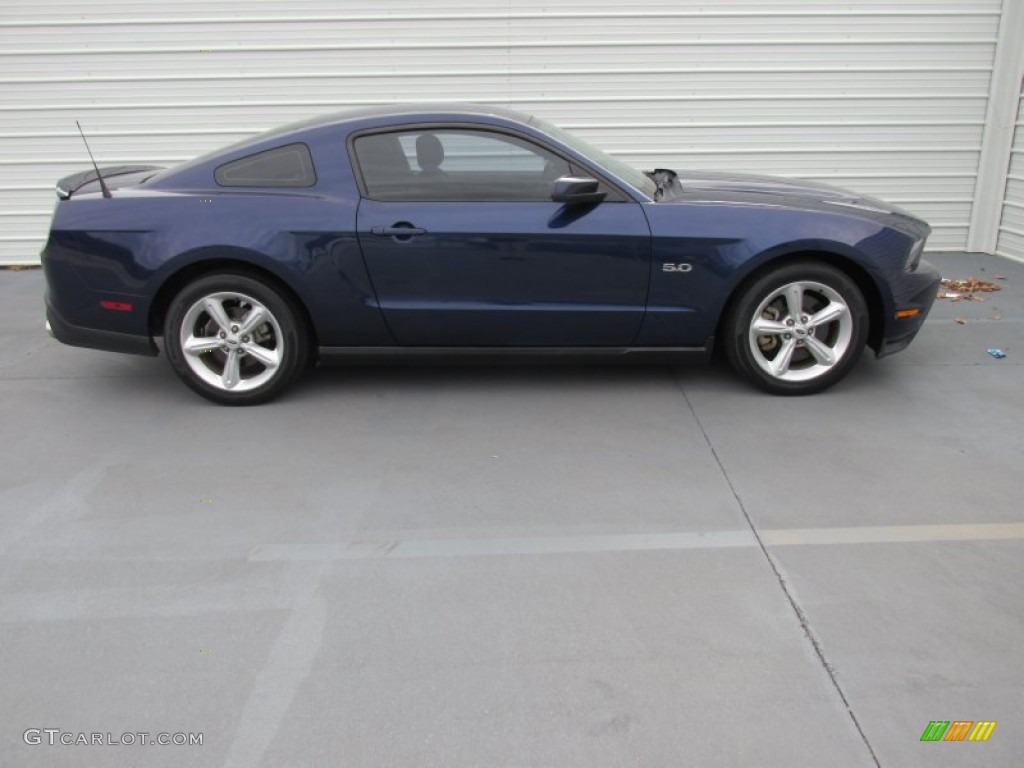 2012 Mustang GT Premium Coupe - Kona Blue Metallic / Charcoal Black/Cashmere photo #8