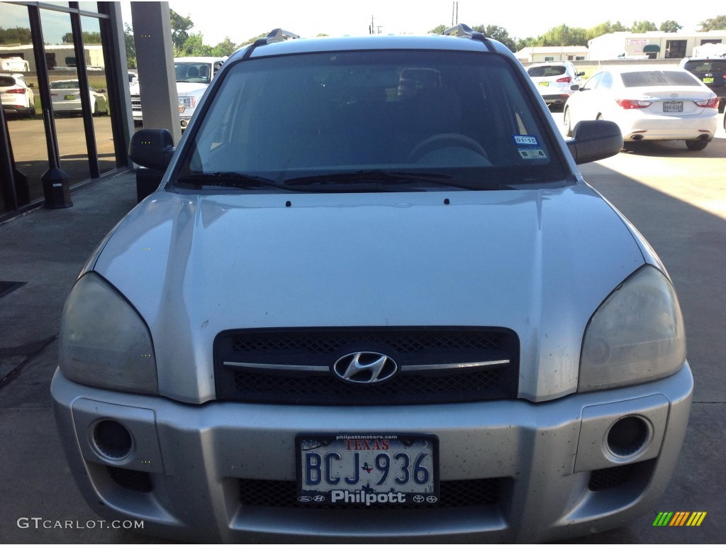 2007 Tucson GLS - Platinum Metallic / Gray photo #1