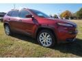 2015 Deep Cherry Red Crystal Pearl Jeep Cherokee Limited  photo #4