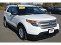 2013 Oxford White Ford Explorer FWD  photo #1