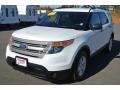 2013 Oxford White Ford Explorer FWD  photo #2