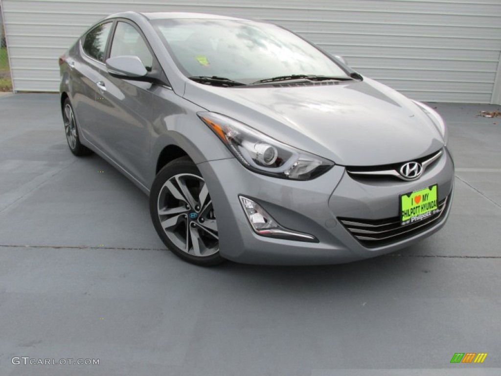 2015 Elantra Limited Sedan - Titanium Gray Metallic / Black photo #2
