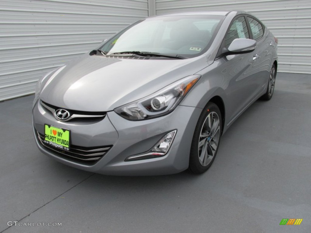 2015 Elantra Limited Sedan - Titanium Gray Metallic / Black photo #7