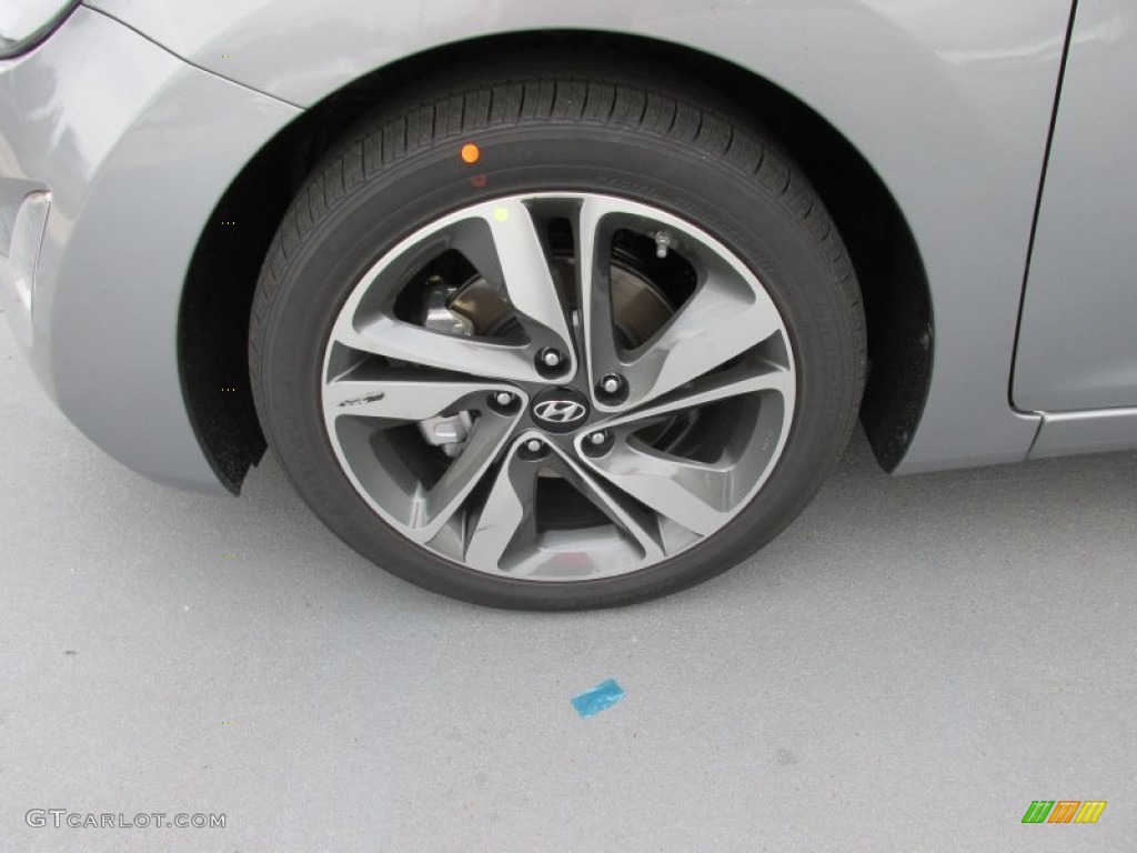2015 Elantra Limited Sedan - Titanium Gray Metallic / Black photo #11