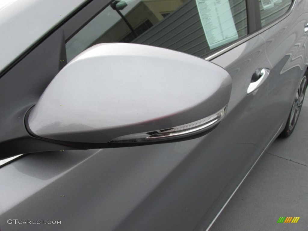 2015 Elantra Limited Sedan - Titanium Gray Metallic / Black photo #12