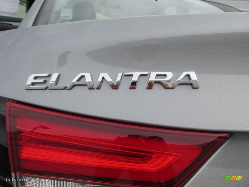 2015 Elantra Limited Sedan - Titanium Gray Metallic / Black photo #14