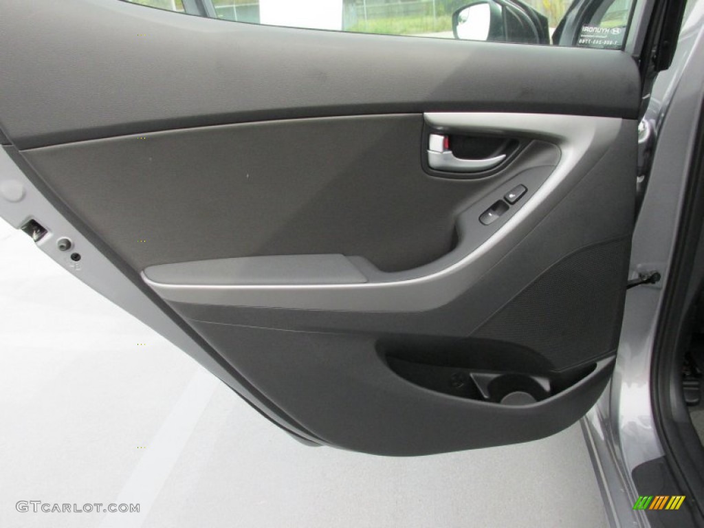2015 Elantra Limited Sedan - Titanium Gray Metallic / Black photo #19