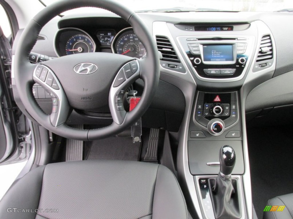 2015 Elantra Limited Sedan - Titanium Gray Metallic / Black photo #26