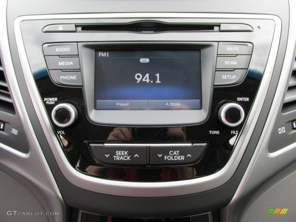 2015 Elantra Limited Sedan - Geranium Red / Gray photo #28