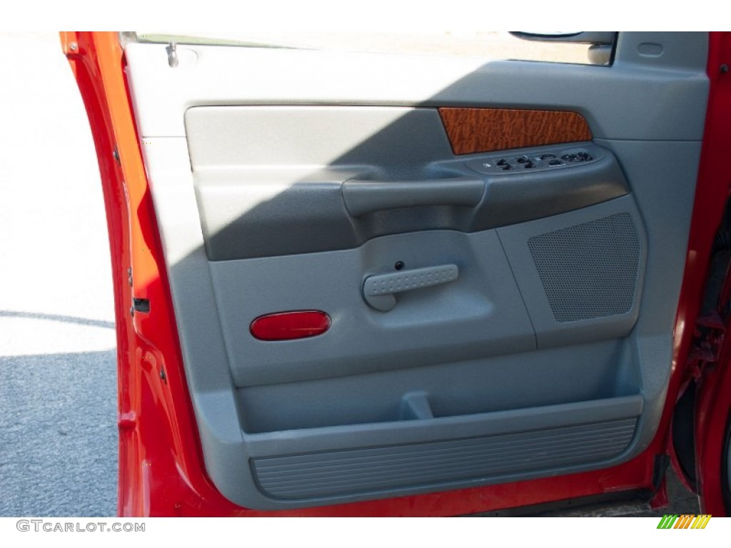 2006 Ram 1500 ST Quad Cab 4x4 - Inferno Red Crystal Pearl / Medium Slate Gray photo #18