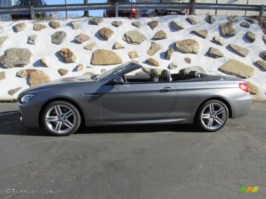 Space Grey Metallic 2015 BMW 6 Series 650i xDrive Convertible Exterior Photo #99044259