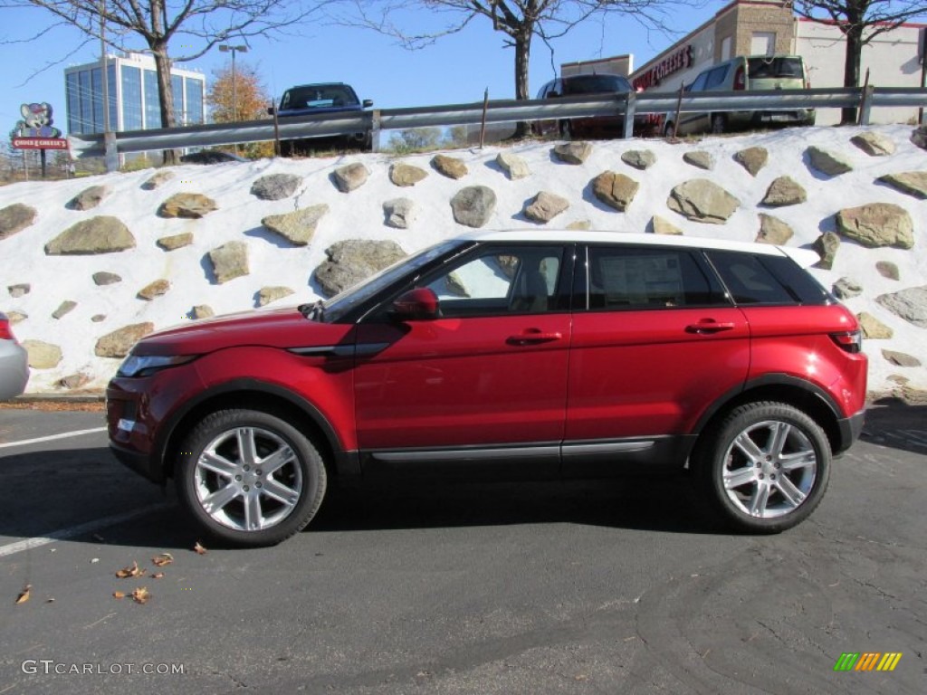 Firenze Red Metallic 2015 Land Rover Range Rover Evoque Pure Plus Exterior Photo #99044773