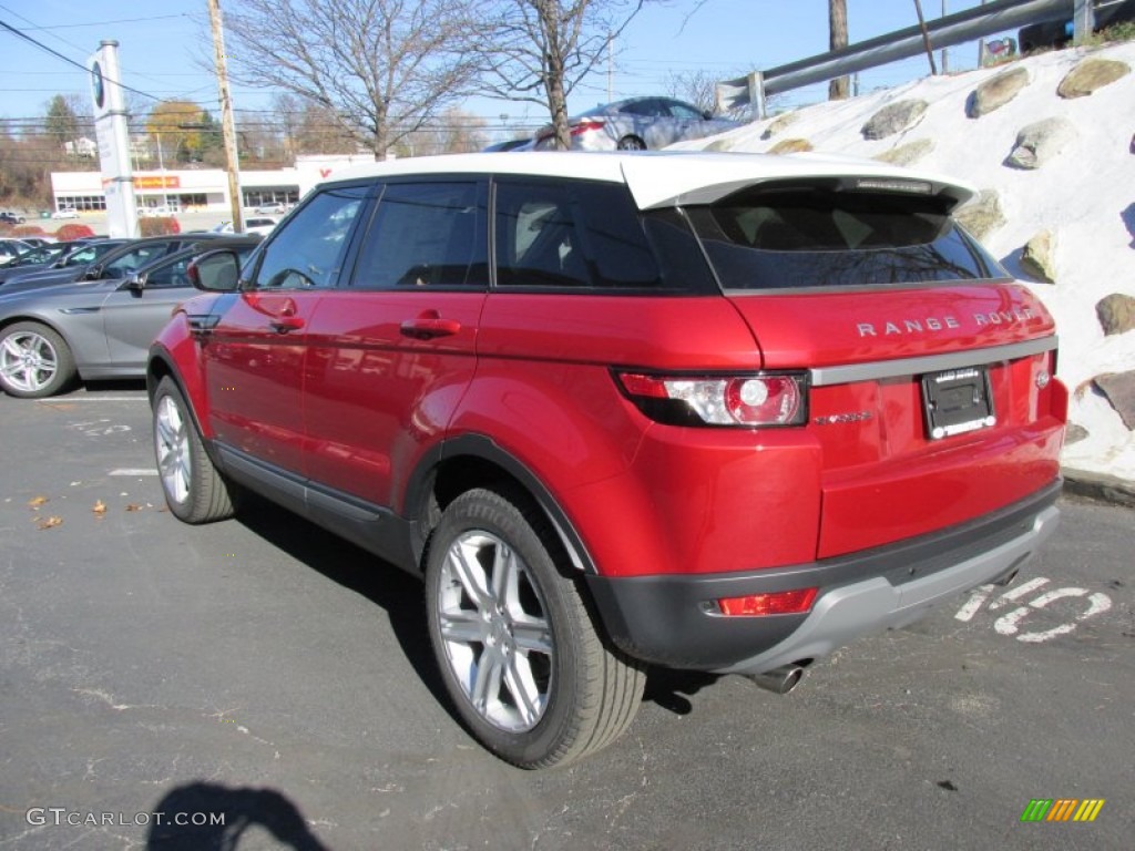 2015 Range Rover Evoque Pure Plus - Firenze Red Metallic / Ebony photo #4