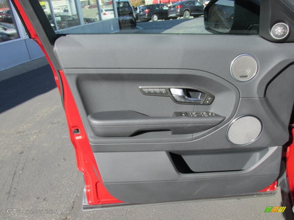 2015 Land Rover Range Rover Evoque Pure Plus Ebony Door Panel Photo #99045004