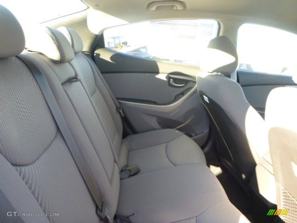 2015 Elantra SE Sedan - Shimmering Air Silver / Gray photo #11
