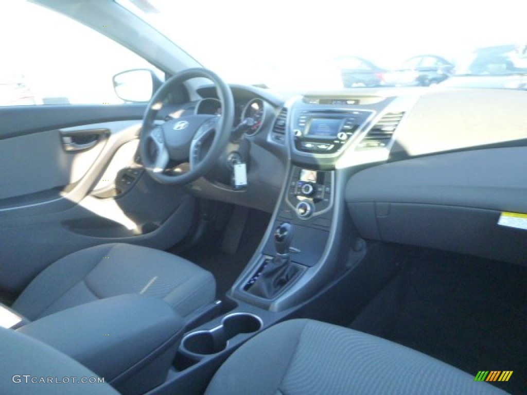 2015 Elantra SE Sedan - Shimmering Air Silver / Gray photo #12
