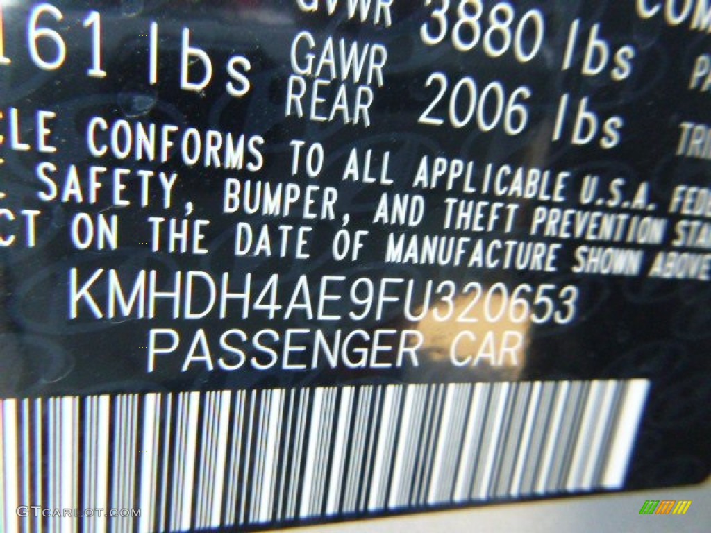 2015 Elantra SE Sedan - Shimmering Air Silver / Gray photo #16