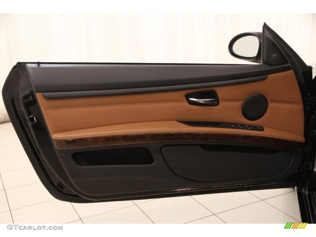 2009 3 Series 335i Convertible - Black Sapphire Metallic / Saddle Brown Dakota Leather photo #5