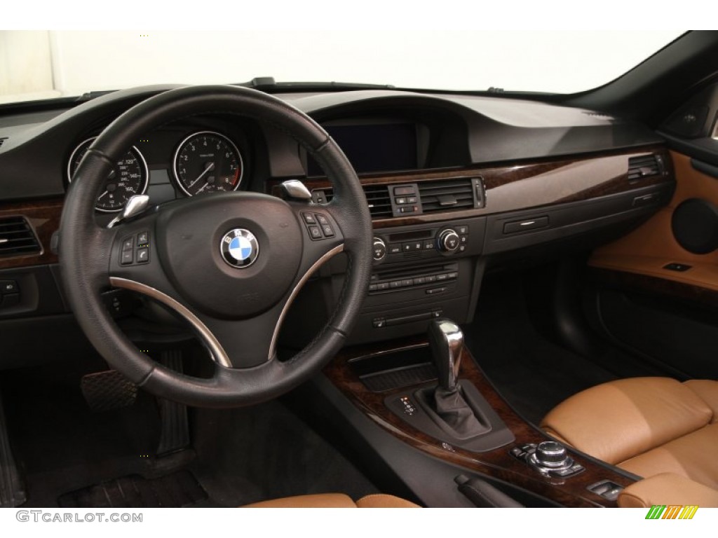 2009 3 Series 335i Convertible - Black Sapphire Metallic / Saddle Brown Dakota Leather photo #8