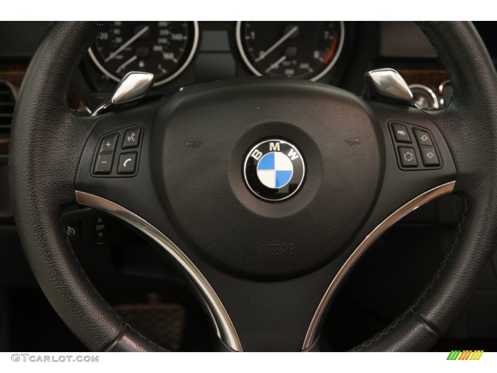 2009 3 Series 335i Convertible - Black Sapphire Metallic / Saddle Brown Dakota Leather photo #9