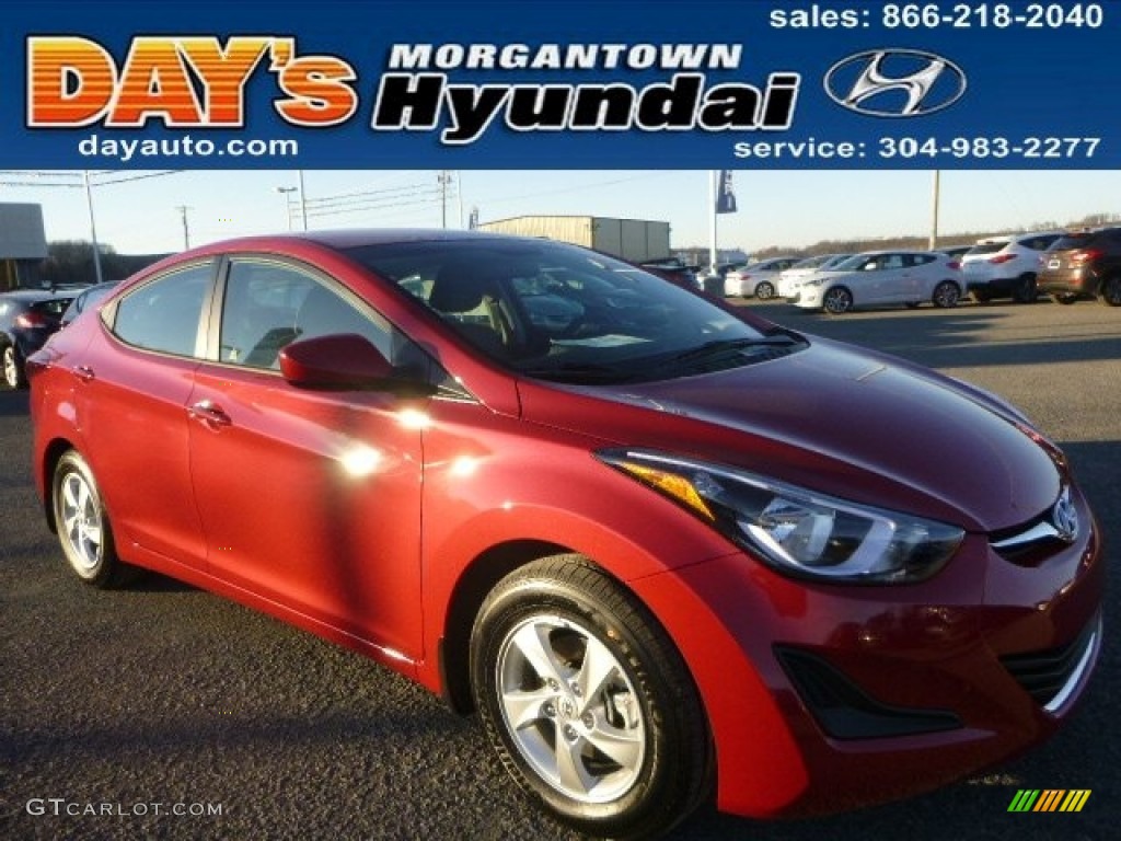 Geranium Red Hyundai Elantra