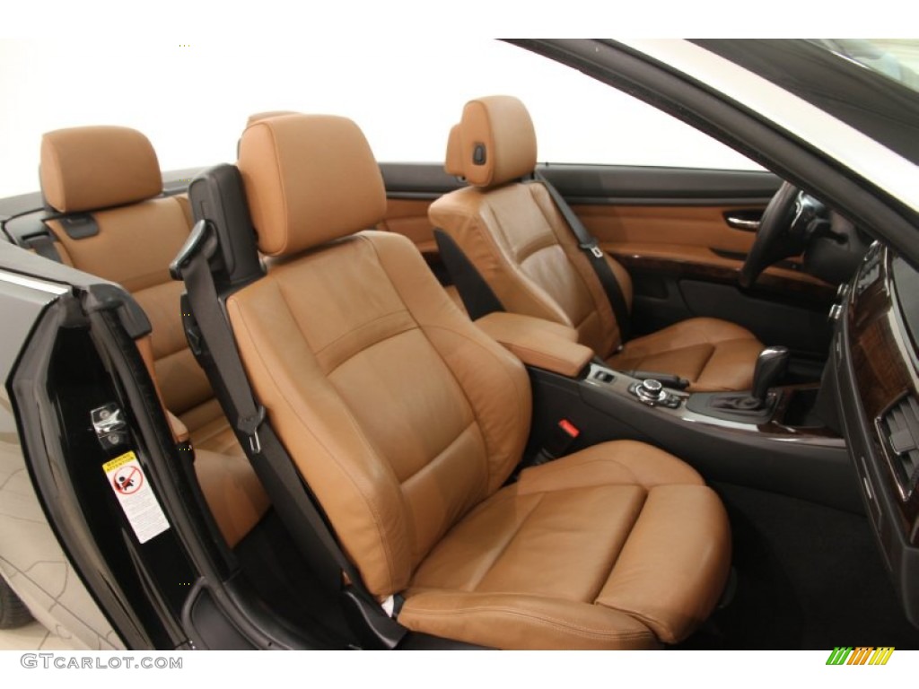 2009 3 Series 335i Convertible - Black Sapphire Metallic / Saddle Brown Dakota Leather photo #22