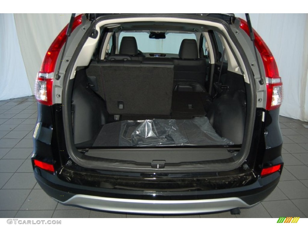 2015 CR-V Touring - Crystal Black Pearl / Black photo #28