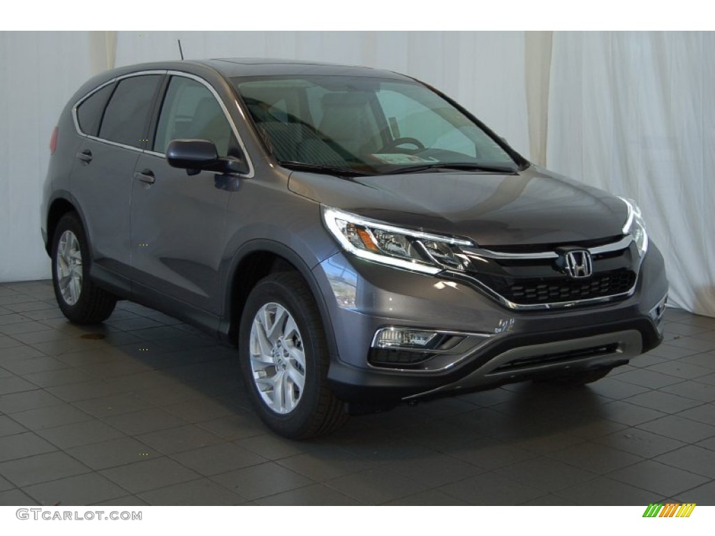 2015 CR-V EX - Modern Steel Metallic / Gray photo #2