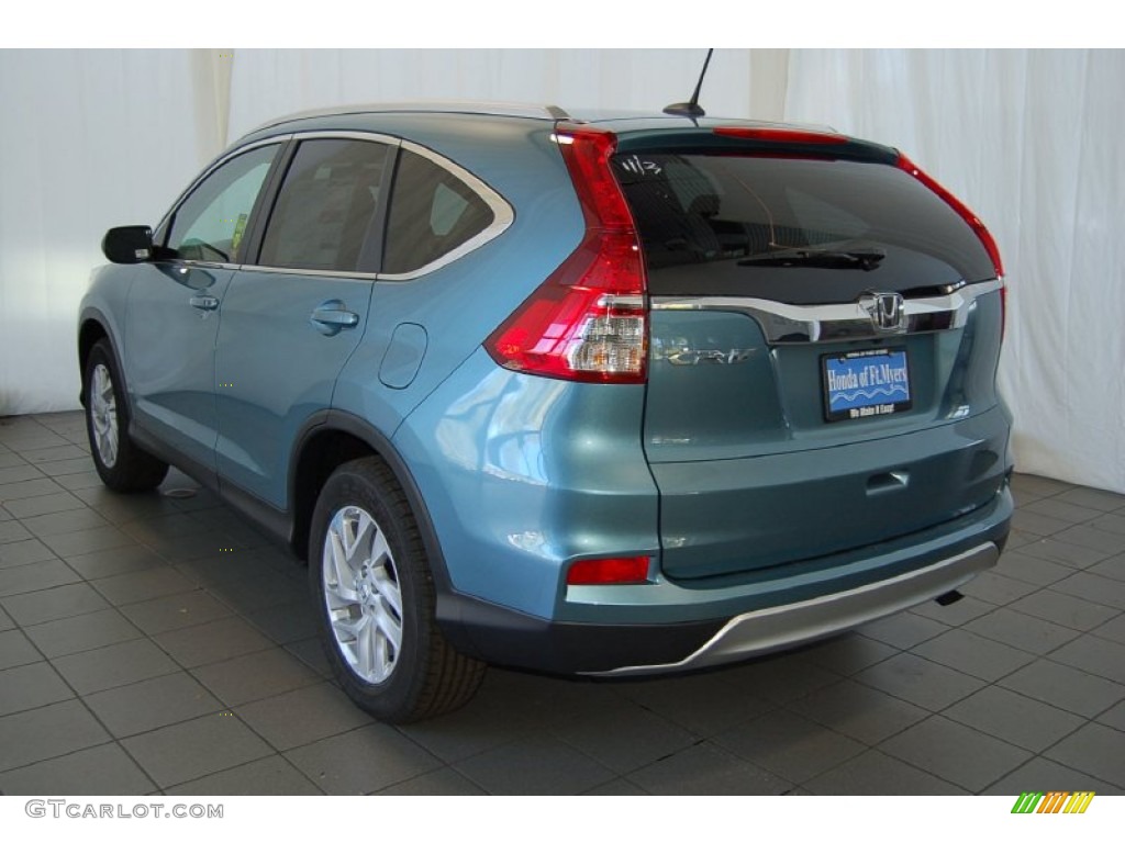 2015 CR-V EX-L - Mountain Air Metallic / Beige photo #9