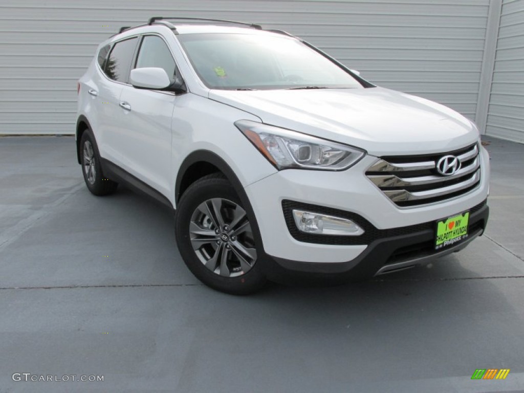 Frost White Pearl Hyundai Santa Fe Sport