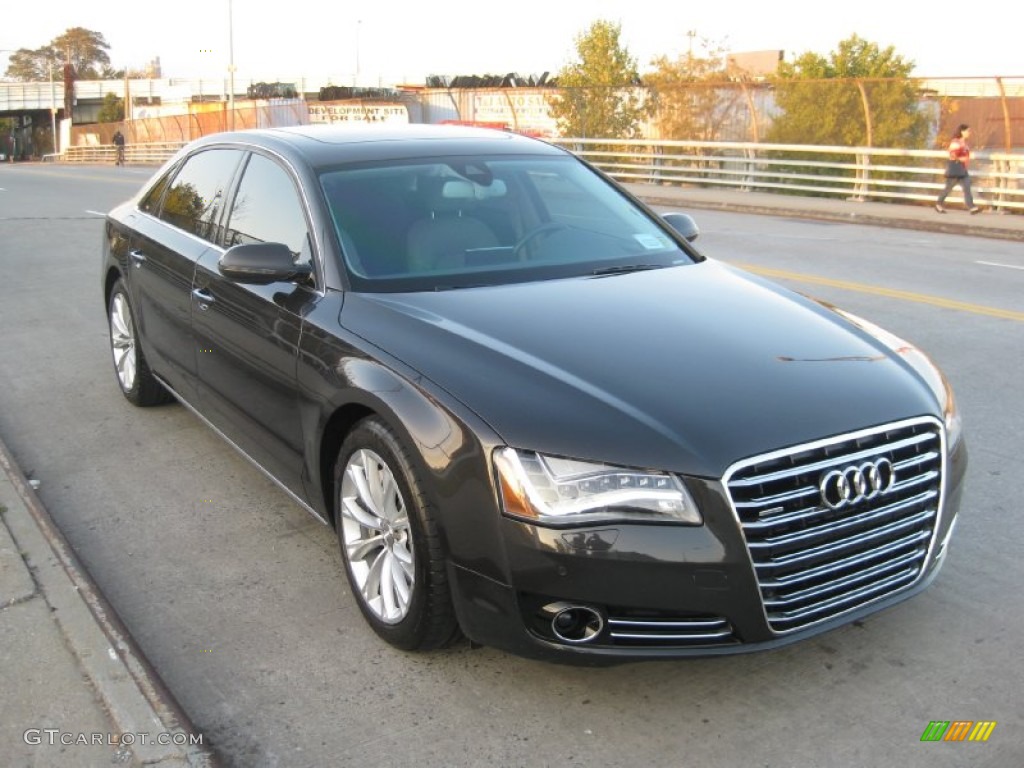 2011 A8 L 4.2 FSI quattro - Night Blue Pearl Effect / Titanium Grey photo #1