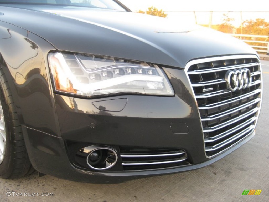 2011 A8 L 4.2 FSI quattro - Night Blue Pearl Effect / Titanium Grey photo #5