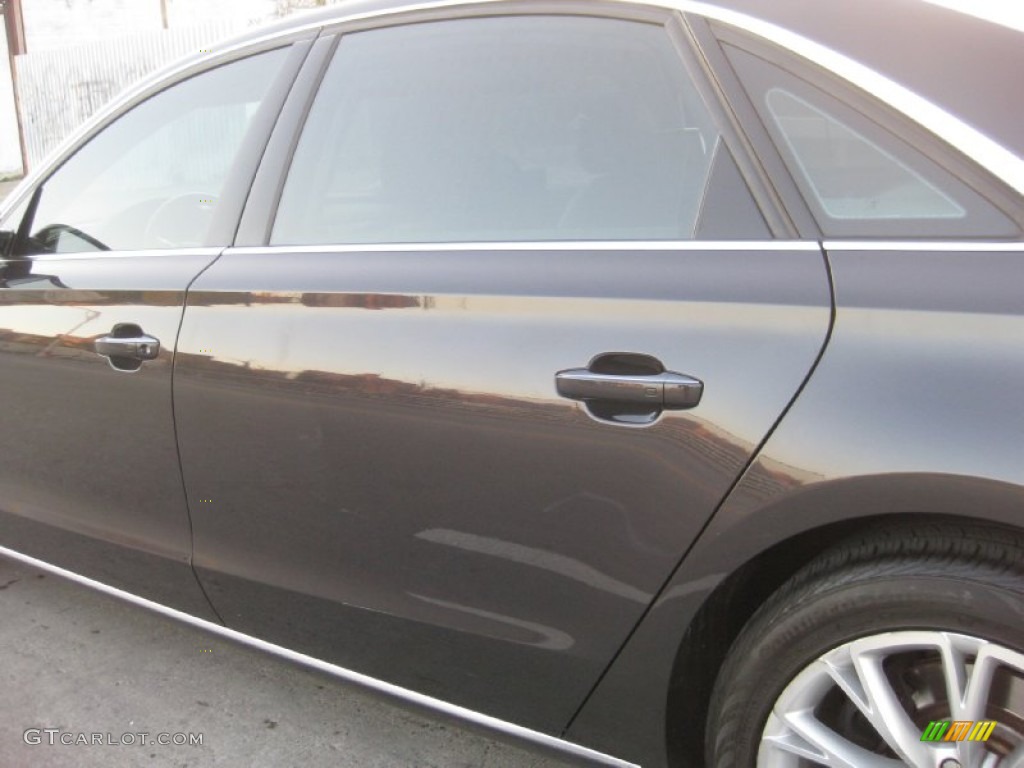 2011 A8 L 4.2 FSI quattro - Night Blue Pearl Effect / Titanium Grey photo #12