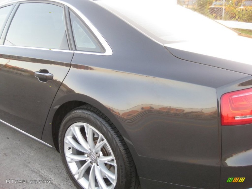 2011 A8 L 4.2 FSI quattro - Night Blue Pearl Effect / Titanium Grey photo #14