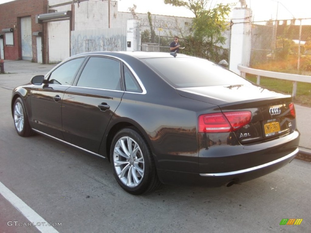 2011 A8 L 4.2 FSI quattro - Night Blue Pearl Effect / Titanium Grey photo #19
