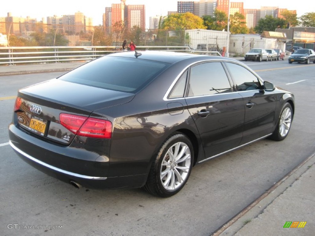 2011 A8 L 4.2 FSI quattro - Night Blue Pearl Effect / Titanium Grey photo #20