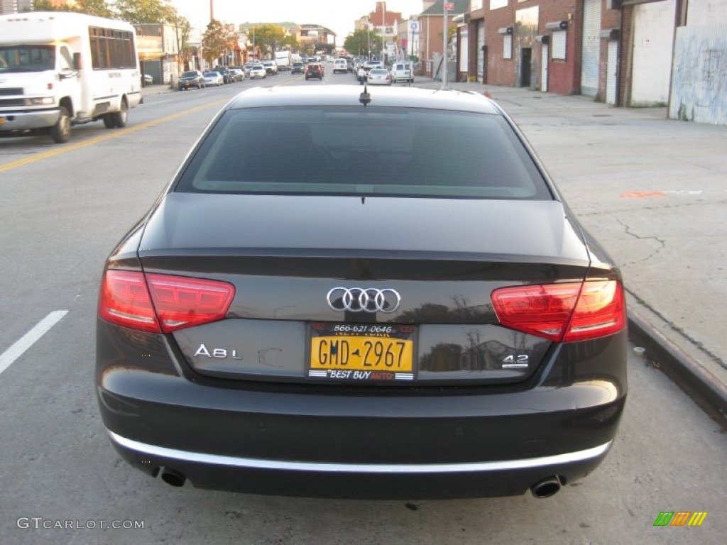 2011 A8 L 4.2 FSI quattro - Night Blue Pearl Effect / Titanium Grey photo #21