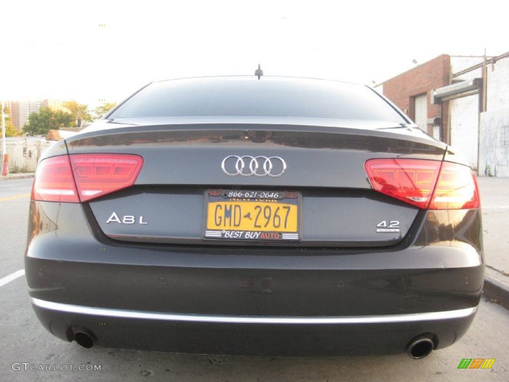 2011 A8 L 4.2 FSI quattro - Night Blue Pearl Effect / Titanium Grey photo #22