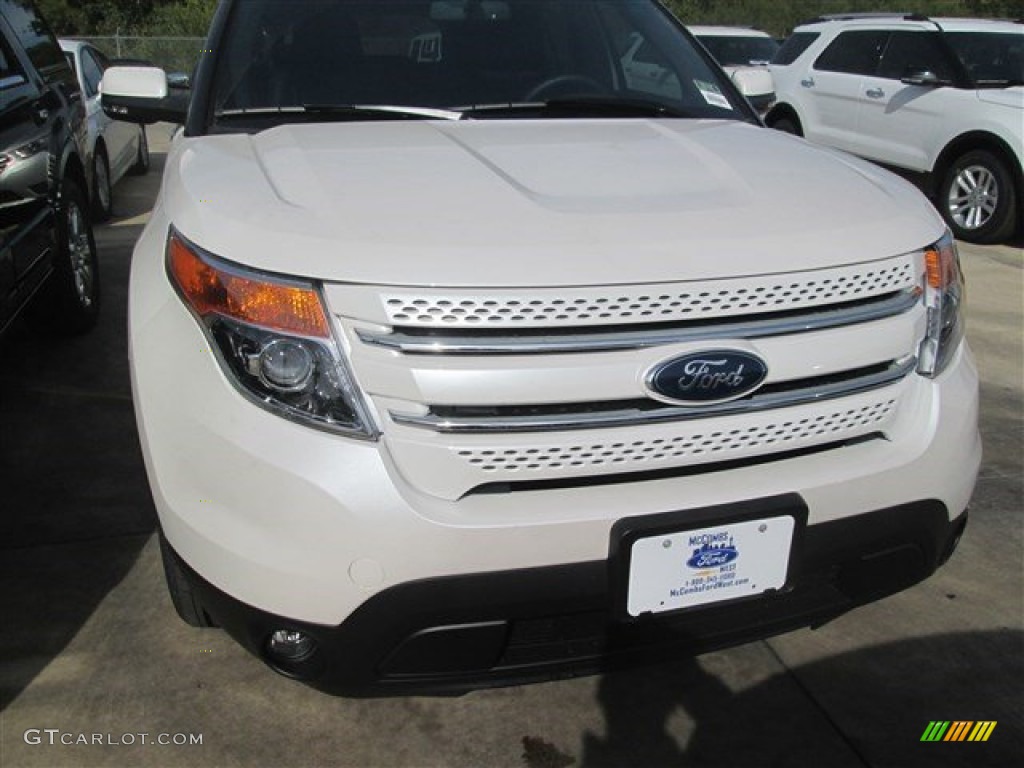 2015 Explorer Limited - White Platinum / Charcoal Black photo #2