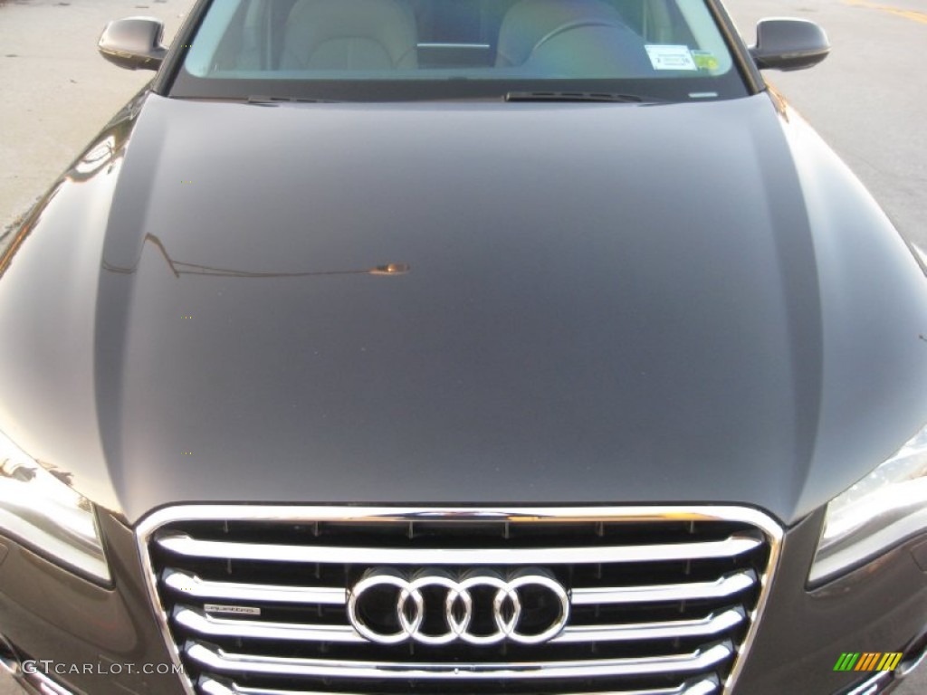 2011 A8 L 4.2 FSI quattro - Night Blue Pearl Effect / Titanium Grey photo #25