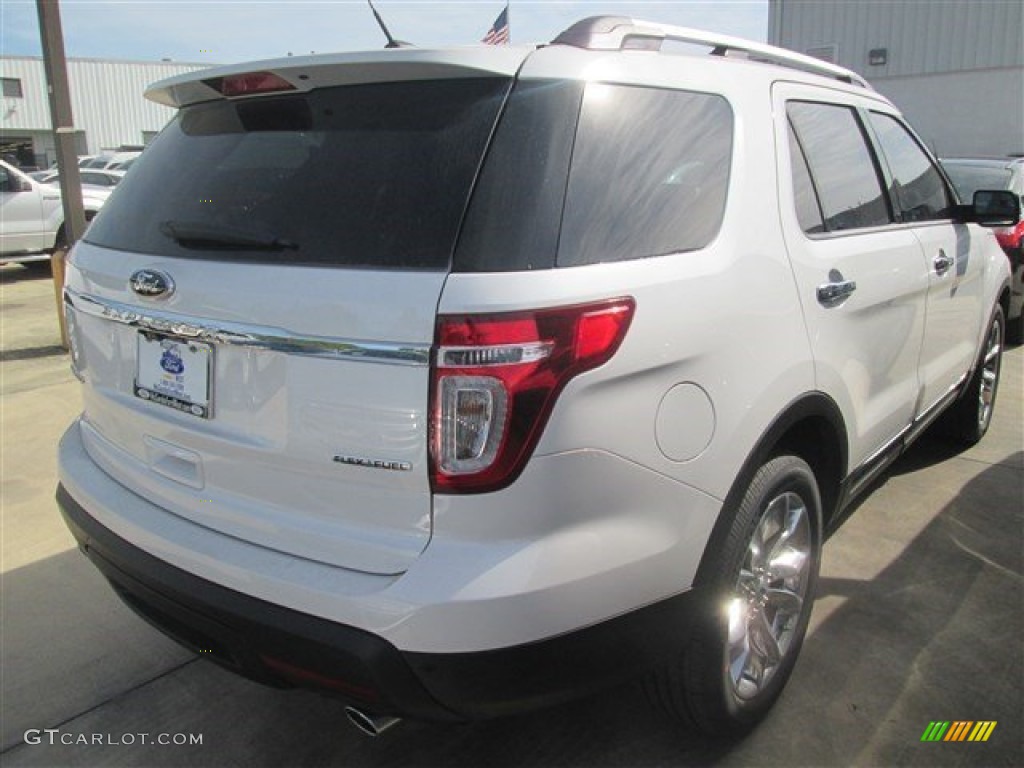 2015 Explorer Limited - White Platinum / Charcoal Black photo #5