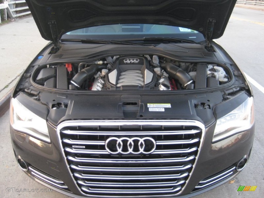 2011 A8 L 4.2 FSI quattro - Night Blue Pearl Effect / Titanium Grey photo #26