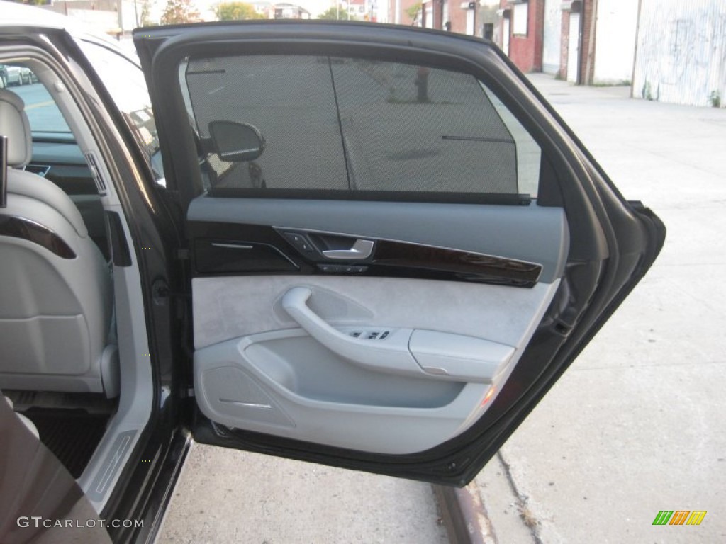 2011 A8 L 4.2 FSI quattro - Night Blue Pearl Effect / Titanium Grey photo #35