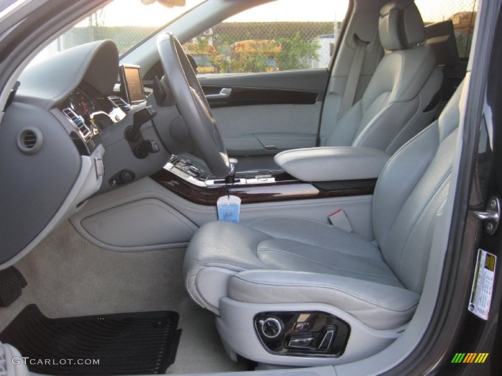2011 A8 L 4.2 FSI quattro - Night Blue Pearl Effect / Titanium Grey photo #39