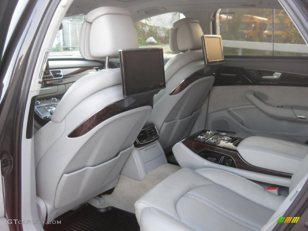2011 A8 L 4.2 FSI quattro - Night Blue Pearl Effect / Titanium Grey photo #41