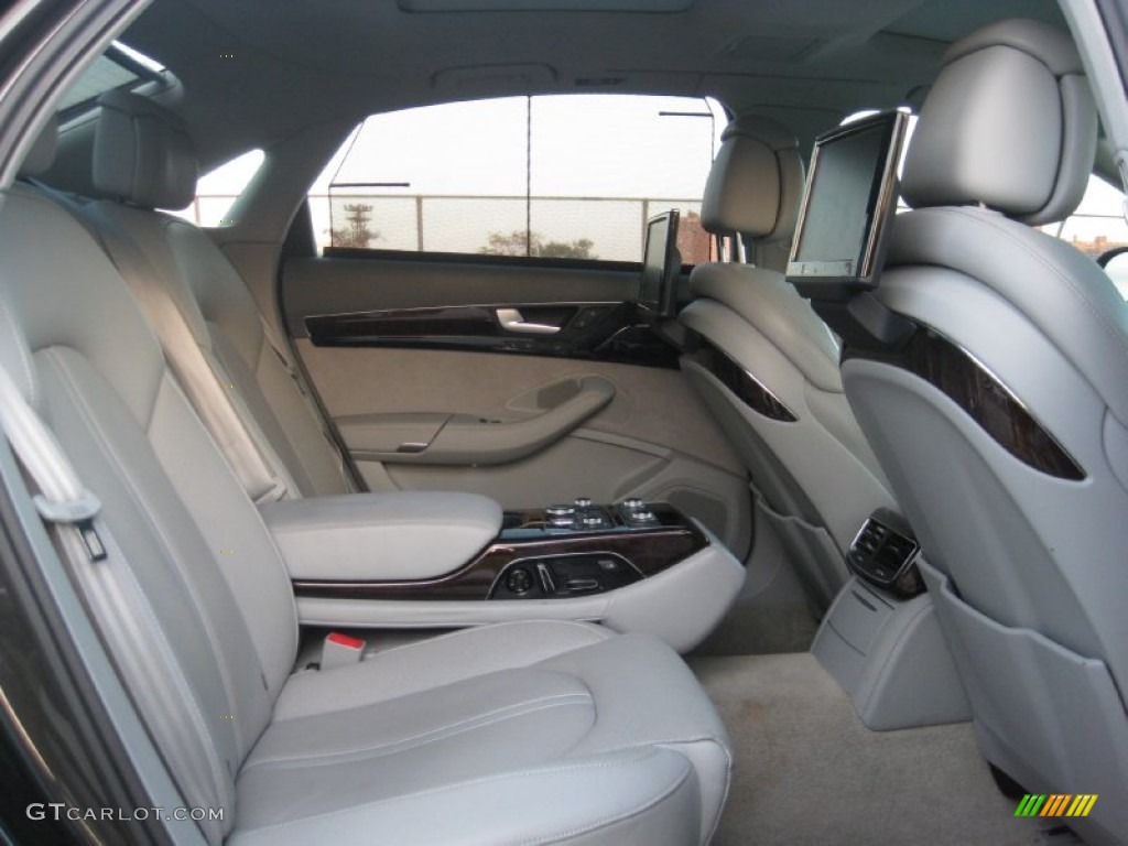 2011 A8 L 4.2 FSI quattro - Night Blue Pearl Effect / Titanium Grey photo #43