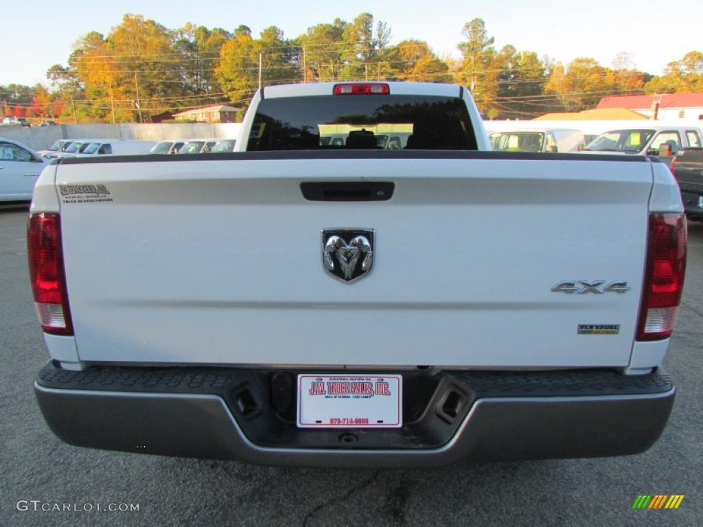 2011 Ram 1500 SLT Quad Cab 4x4 - Bright White / Dark Slate Gray/Medium Graystone photo #7