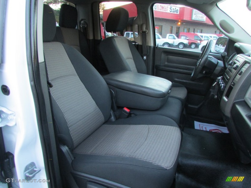 2011 Ram 1500 SLT Quad Cab 4x4 - Bright White / Dark Slate Gray/Medium Graystone photo #12