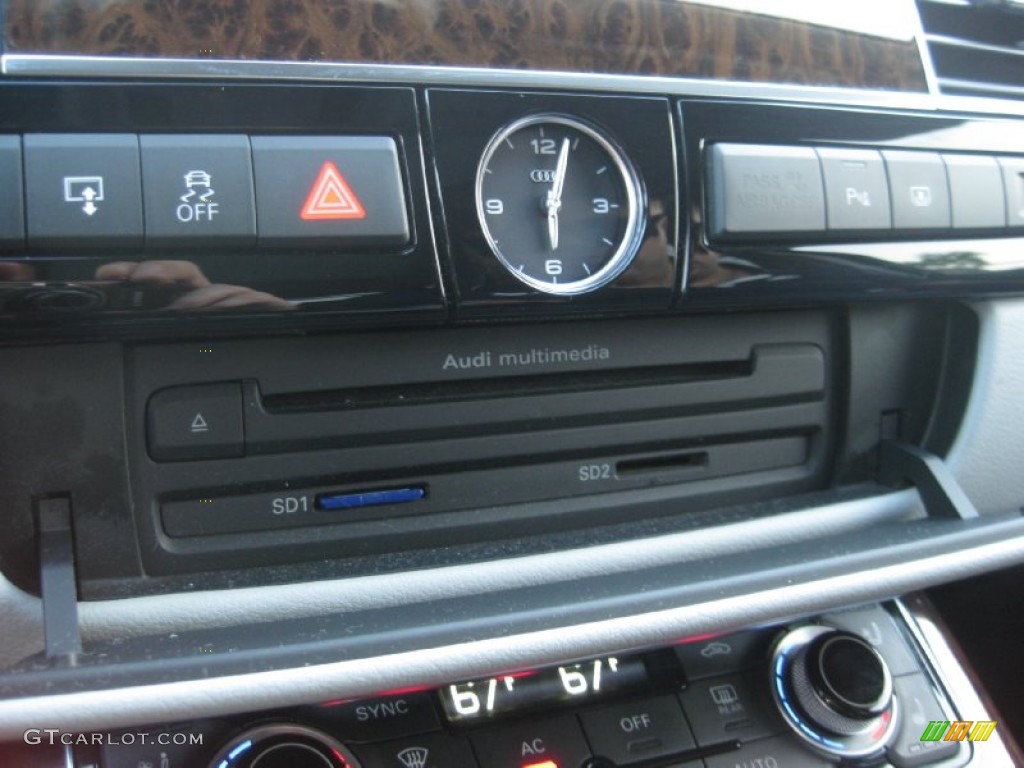 2011 A8 L 4.2 FSI quattro - Night Blue Pearl Effect / Titanium Grey photo #62