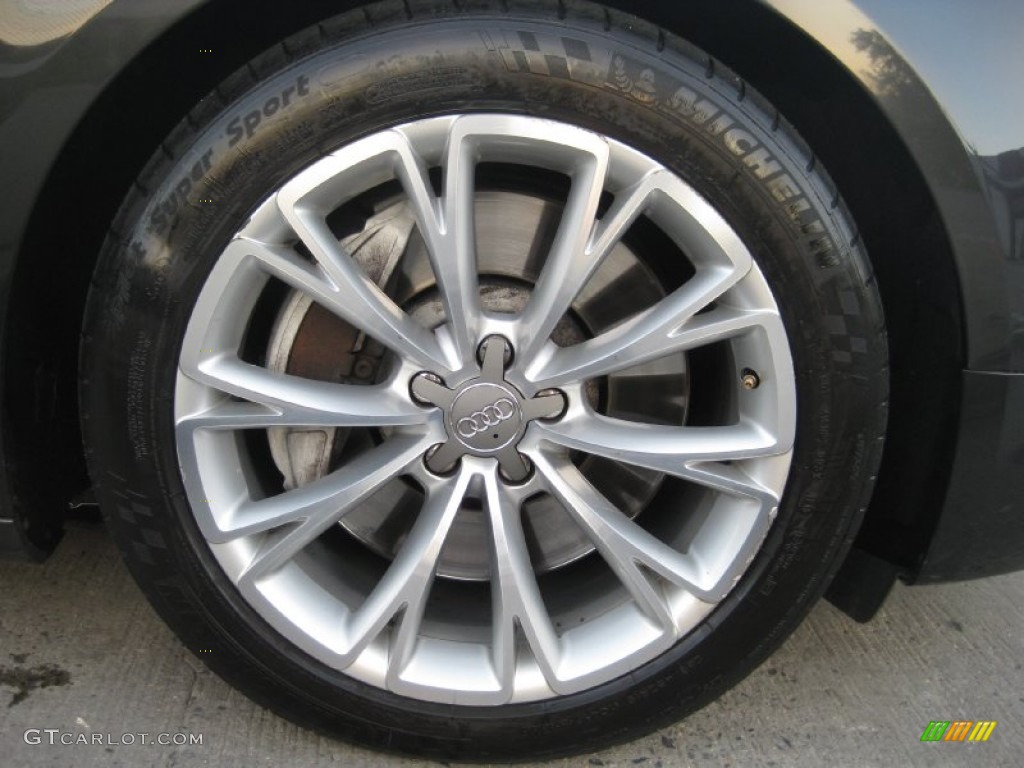 2011 A8 L 4.2 FSI quattro - Night Blue Pearl Effect / Titanium Grey photo #69